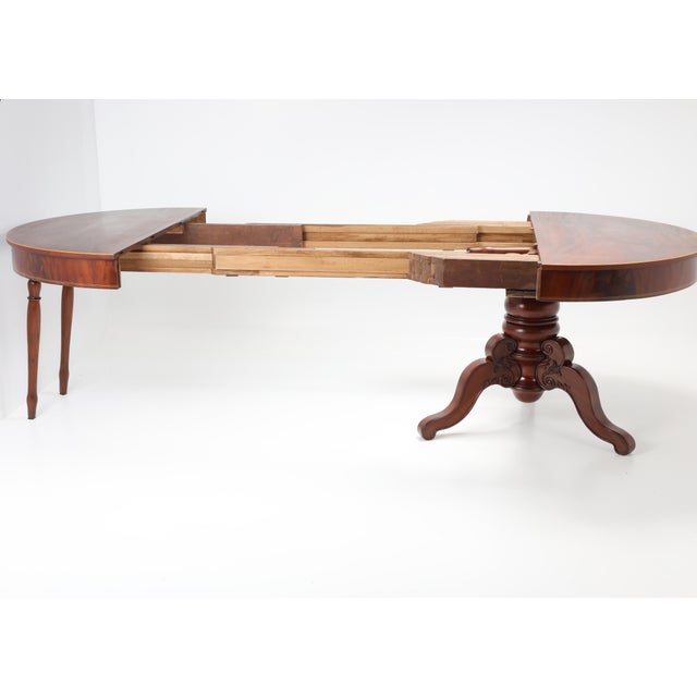Antique German Biedermeier Extending Dining Table, 1830 For Sale - Image 4 of 18
