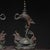 Late 19th Century Pair of Gilt Bronze Crane & Turtle Candle Holders - "Turtle & Crane Longevity" For Sale In Los Angeles - Image 6 of 9