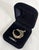 A vintage 9 carat yellow gold fob or pendant, hallmarked london 1970. ㅤ the fob features an openwork gallery framed by a...