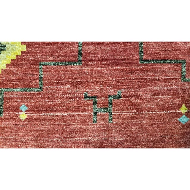 Textile Navajo Style Hand Knotted Rug-9'11" X 14'2" For Sale - Image 7 of 8