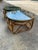Pair of Bamboo + Rattan Side Tables | Style of Franco Albini For Sale - Image 12 of 13