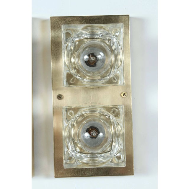 Cubist Style Sconces by Sciolari - A Pair For Sale In New York - Image 6 of 6