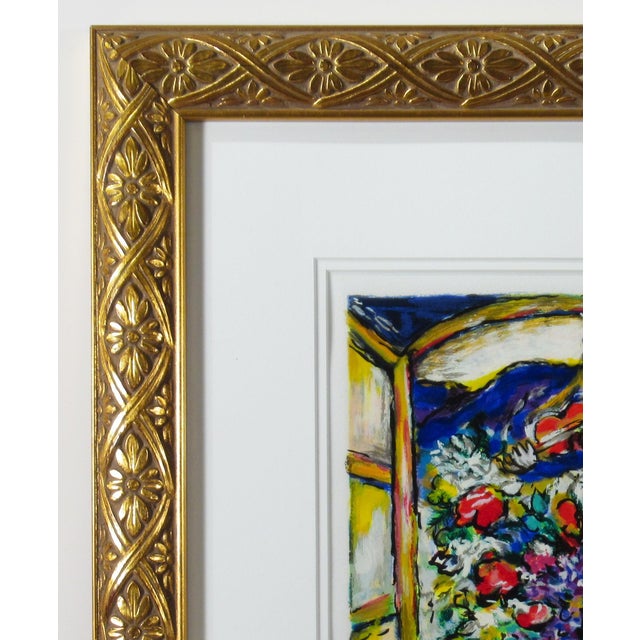 Blue Zamy Steynovitz, Flowers Before Window, 1998 For Sale - Image 8 of 10