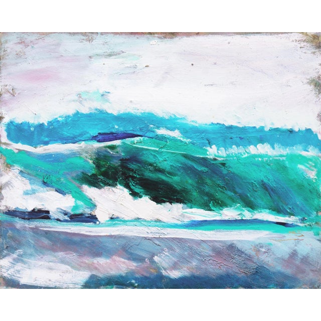 'Breaking Waves at Asilomar', by Robert Canete, Carmel, California Expressionist Seascape For Sale - Image 10 of 10