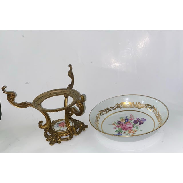 French Ormolu Mounted Sevres Porcelain Centerpiece For Sale In Miami - Image 6 of 12