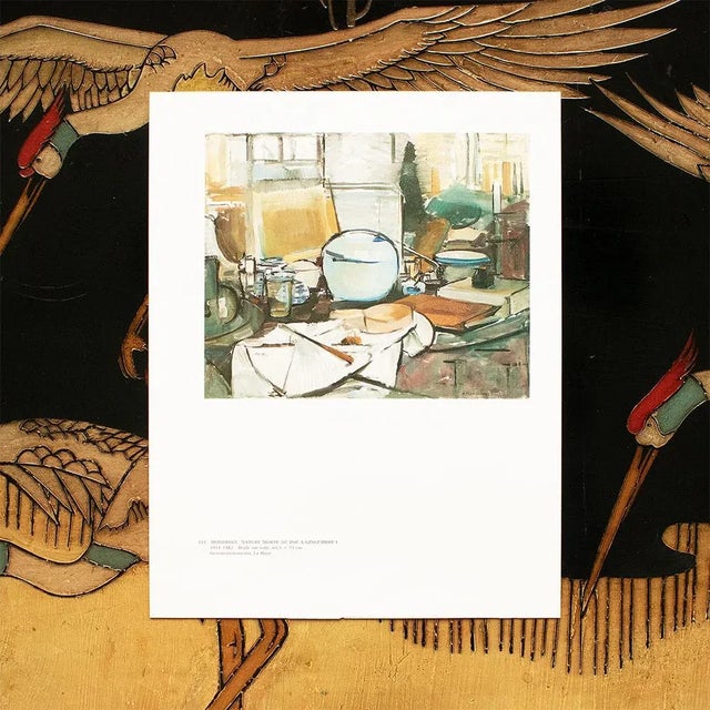 Abstract 1991 After Piet Mondrian "Still Life With Gingerpot I ", Full-Color Parisian Print For Sale - Image 3 of 7