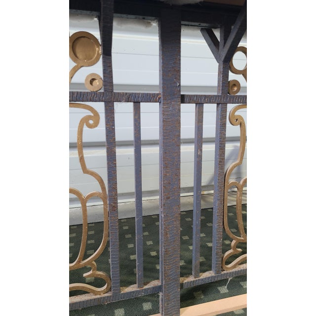 Metal Art Deco Club Fender, 1930s, Set of 2 For Sale - Image 7 of 14