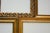 Collection of 11 Antique Gold Frames - Early 1900 - With Flexible Tabs and Backing Board For Sale - Image 14 of 14