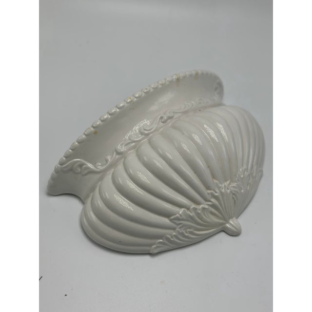 Italian Vintage Ceramic Italian Wall Pocket For Sale - Image 3 of 6