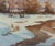 2000 - 2009 Antique Winter Impressionism Painting Ukrainian Landscape Oil Art 49.5-59,5 For Sale - Image 5 of 6