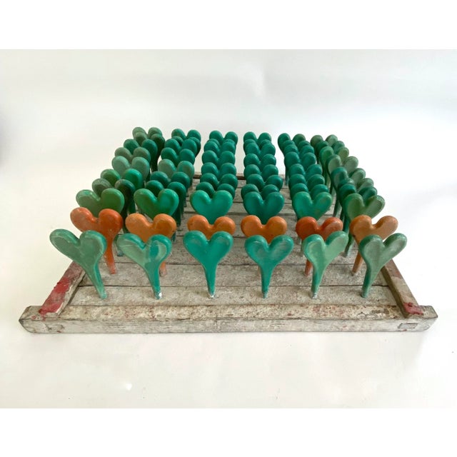 Vintage Industrial Heart Balloon Mold Wall Sculpture For Sale - Image 4 of 8