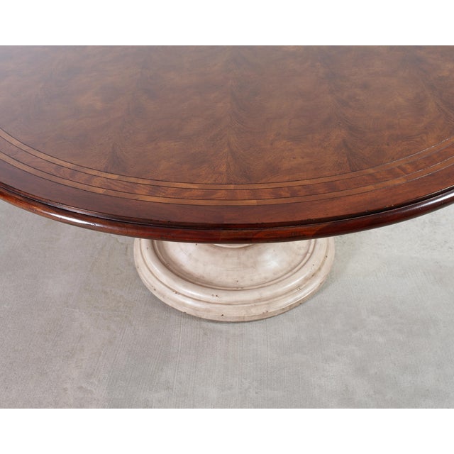 Theodore Alexander "Brooksby Nicolet" Round Dining Table For Sale In Sacramento - Image 6 of 18