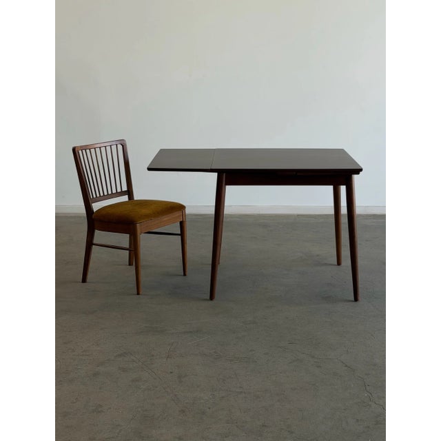 Wood Compact Vintage Expanding Table For Sale - Image 7 of 17