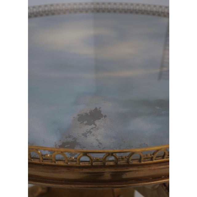 Bronze Century Maison Jansen Style Round Bronze Center Table For Sale - Image 8 of 14