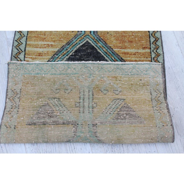 Mini Turkish Rug - 20" X 35" For Sale - Image 10 of 11