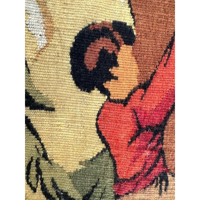 Modern French Aubusson Tapestry Guy Laval from Bobyrugs, 1930s For Sale - Image 17 of 18