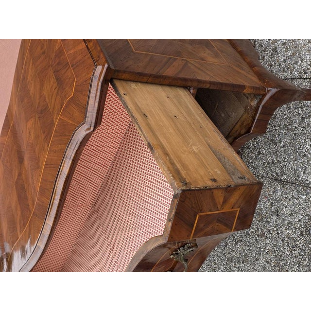 Antique Chest of Drawers with Two Drawers, 1730 For Sale - Image 10 of 12