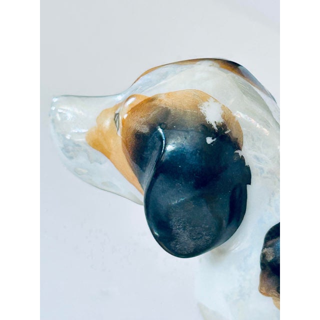 Ceramic Japanese Lusterware Jack Russell Terrier Catchall For Sale - Image 7 of 10