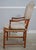 French Country French Country Woven Seat Arm Chair For Sale - Image 3 of 17