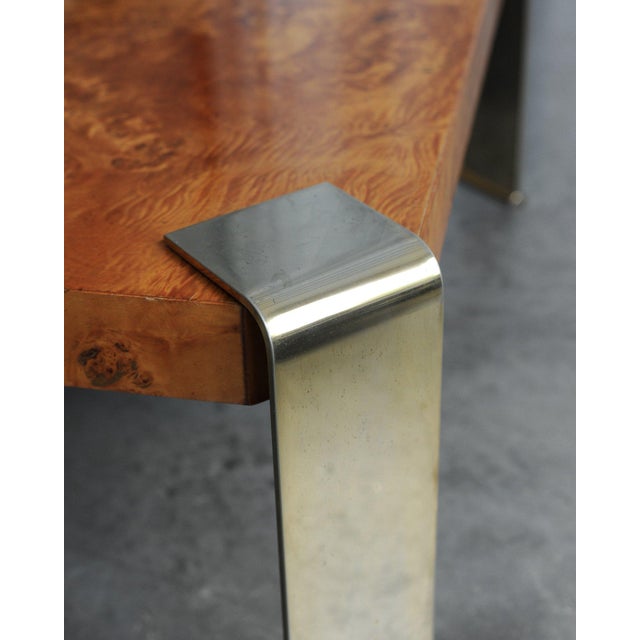 Vintage Italian Coffee Table by Milo Baughman, 1970s For Sale - Image 6 of 7