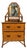 Antique Victorian Tortoiseshell Bamboo Chest of Drawers With Vanity For Sale