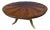 Large Round Crotch Mahogany Dining Table by Leighton Hall - Made to Order For Sale