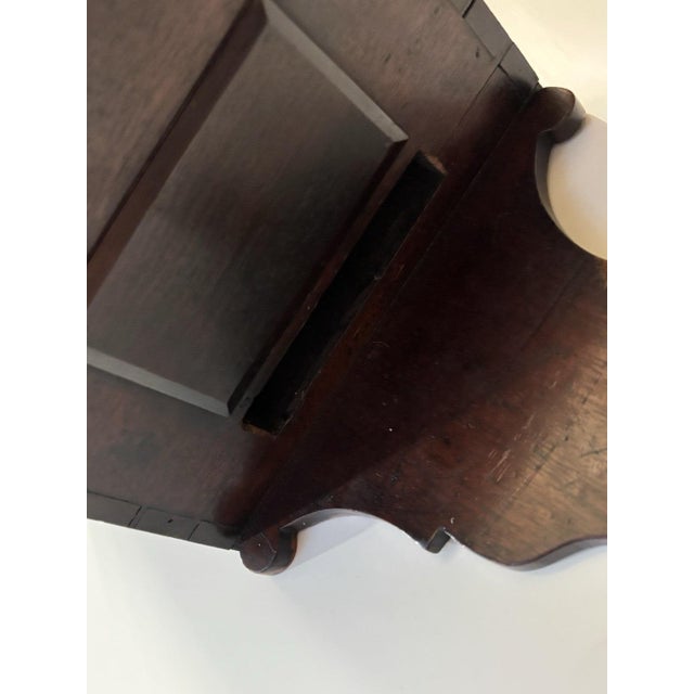 Mahogany Hooded Wall Clock, 18th Century For Sale - Image 5 of 12