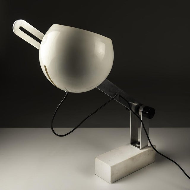 Ivory Vintage Italian Table Lamp For Sale - Image 8 of 15