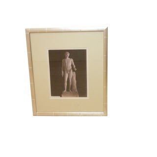 19th Century Antique Classical Sculpture Photograph For Sale