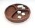 Wood 1970s Teak Wood Partitioned Snack Bowl For Sale - Image 7 of 11