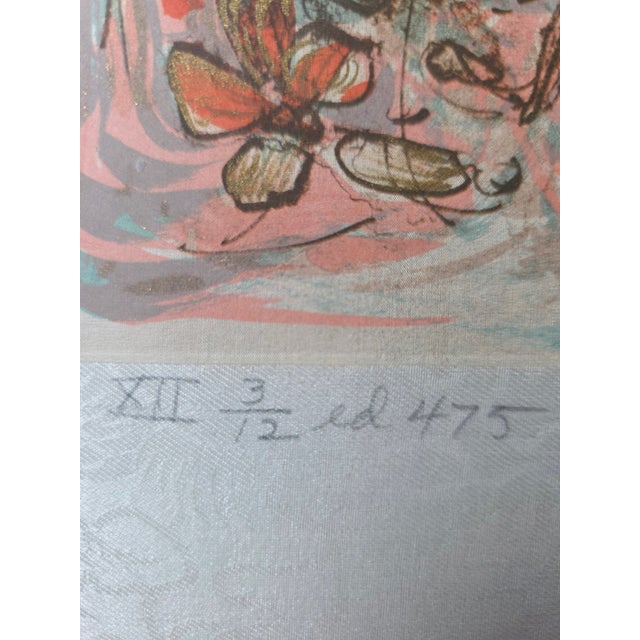 Textile 1970s Edna Hibel "Young Manchu on Silk" - Li271 XII 3/12 Ed 475 - Signed Lithograph - 12 X 17.5 - Child Portrait For Sale - Image 7 of 11