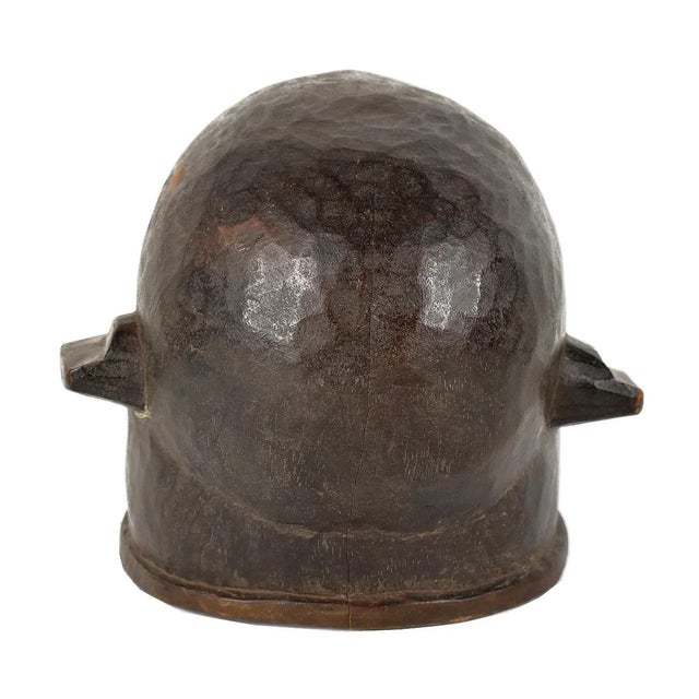 African Early 20th Century Makonde Helmet Mask Tanzania For Sale - Image 3 of 5