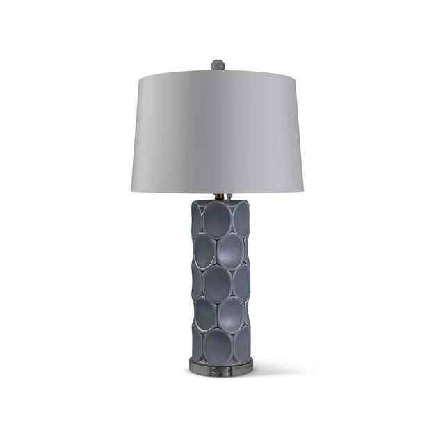 Name: Le Cercle Smoke LampSKU: LPAS-465-01Size: 32"H x 19"D Transitional and modern describes our shaped Cercle lamp....