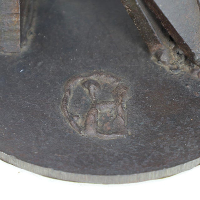 Dutch Artist, Brutalist Abstract Sculpture, 1960s, Iron For Sale - Image 6 of 11