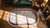 Textile 1920s Tan Ecru Open Field Antique Chinese Art Deco Rug 4' 2'' X 7' 0'' Handknotted Wool Carpet For Sale - Image 7 of 8
