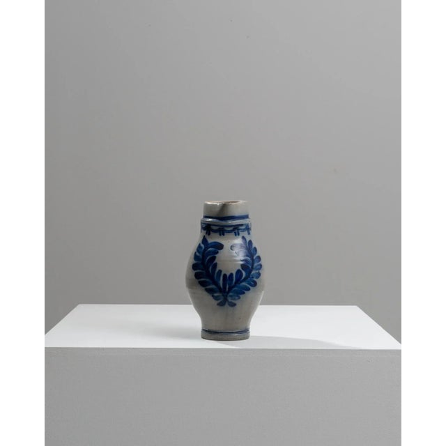 1900 - 1909 1900s Belgian Ceramic Jug For Sale - Image 5 of 9