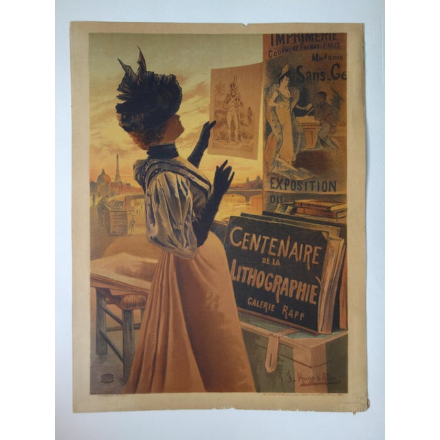 Masters of the poster (Plate 66) Original color lithograph on fine vellum Signed in the plate Dimensions 33 x 24 cm...