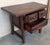 19th Century Rustic Artisan Made Pyrenees Mountains Side Three Drawers Table For Sale - Image 10 of 12
