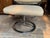 This very unique chrome swiveling lounge chair and matching foot rest add a modern vibe to your decor! Unmarked byt in the...