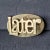 Metal Vintage Mid-Century Brass Later Paperweight Desk Organizer Clip Letter Holder For Sale - Image 7 of 7