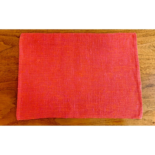 1960s Vintage Mid-Century Dansk Ritva Puotila Linen Placements, Set of 4 For Sale - Image 5 of 11