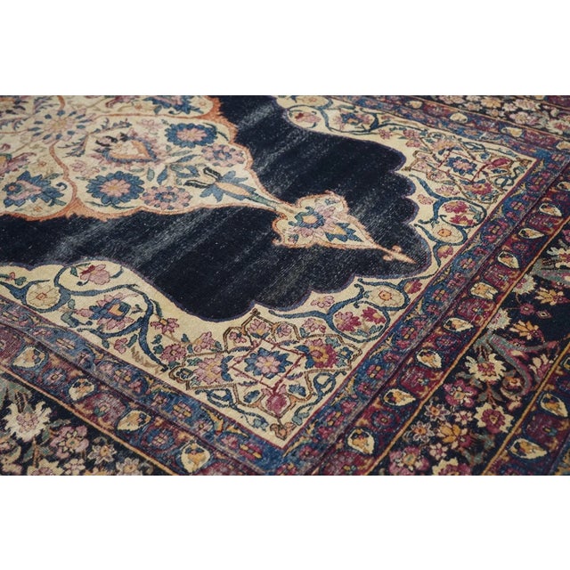 Antique Lavar Kerman Rug 4'8'' x 7'8'' For Sale - Image 4 of 9