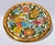 1980s Vintage Handmade Spanish Coaster 3.75 Inch 24k Gold Exotic Bird Floral Design Majolica For Sale - Image 5 of 12