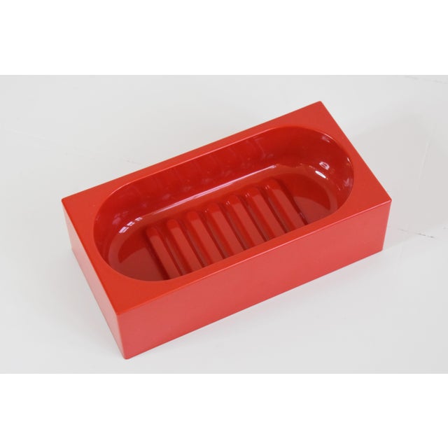 Plastic Soap Dish Set by Makio Hasuike for Gedy, 1970s, Set of 3 For Sale - Image 7 of 9