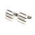 Traditional 1990s Pair of Bvlgari Bulgari Estate Cufflinks Sterling Silver For Sale - Image 3 of 7