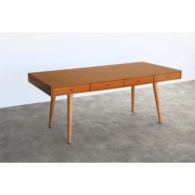 Vintage Danish Wooden Dining Table, 1980s For Sale - Image 14 of 14