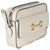 Contemporary White Textured Calfskin Small Horsebit 1955 Shoulder Bag For Sale - Image 3 of 9
