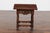 Brown Petite Italian Walnut Side Table with Single Drawer and Fluted Legs, circa 1870 For Sale - Image 8 of 11