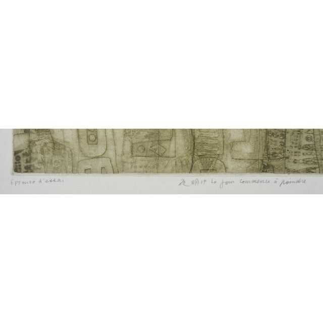 Mid 20th Century Shoichi Hasegawa Original Etching Signed Ap For Sale - Image 4 of 7