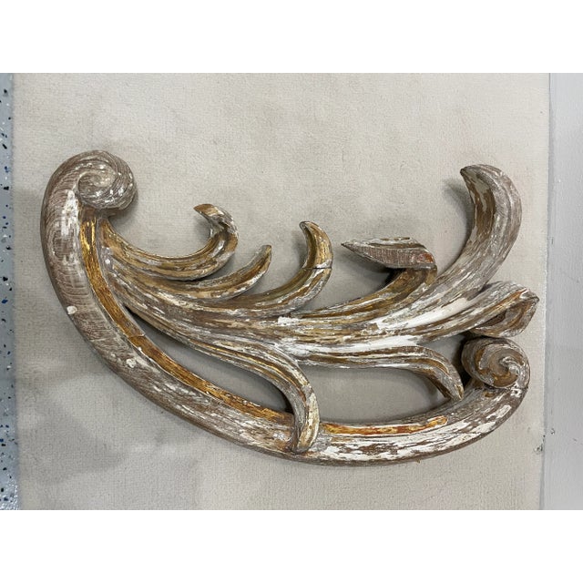 Wood Antique Italian Carved Wood Sconce, 19th Century For Sale - Image 7 of 7